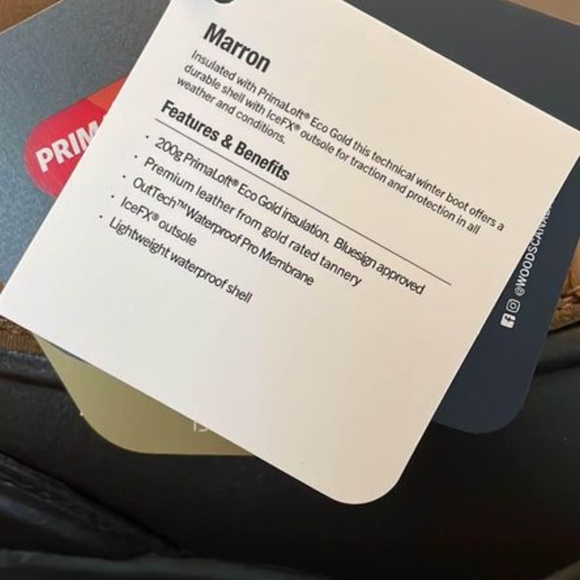 BRAND NEW women woods marron leather snow winter insulated boots size US 10 - Picture 9 of 10